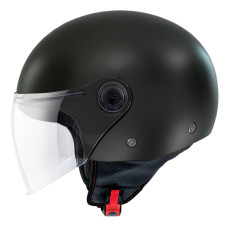 ШЛЕМ MT OF501B STREET S SOLID A1 GLOSS BLACK