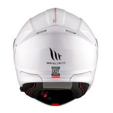Шлем MT FU935SV GENESIS SV SOLIDO A0 WHITE GLOSS