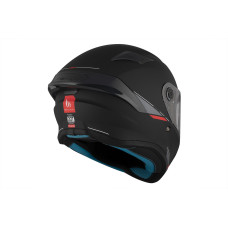 Шлем MT FF106B TARGO S SOLID A1 BLACK MATT
