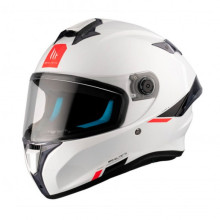 ШЛЕМ MT FF106B TARGO S SOLID A0 GLOSS PEARL WHITE