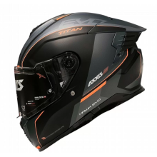 Шлем AXXIS FF122 HAWK SV EVO TITAN B4 ORANGE MATT