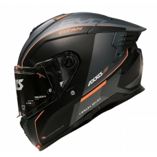 Шлем AXXIS FF122 HAWK SV EVO TITAN B4 ORANGE MATT