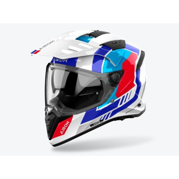 Шлем AIROH BANDIT HORN WHITE GLOSS