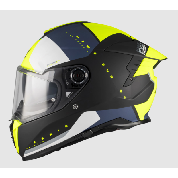 Шлем AXXIS FF122SV HAWK EVO SV RUSH B7 GLOSS