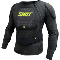 Моточерепаха SHOT AIRLIGHT BLACK NEON YELLOW