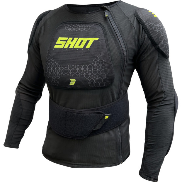 Моточерепаха SHOT AIRLIGHT BLACK NEON YELLOW