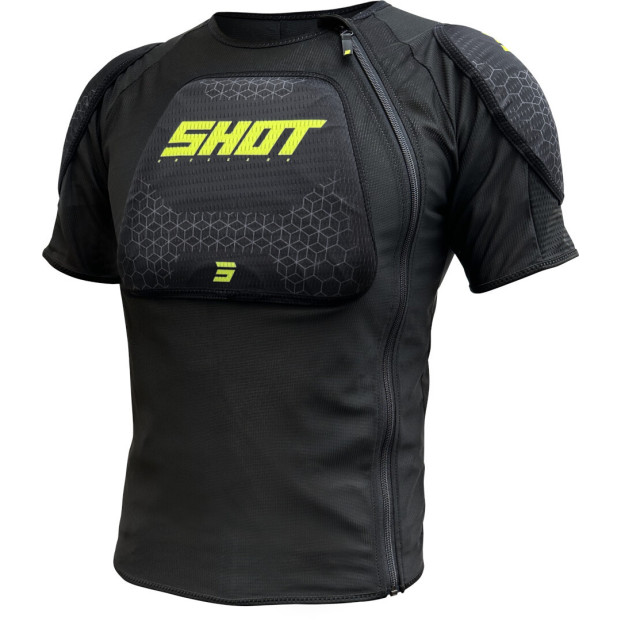 Моточерепаха SHOT AIRLIGHT BLACK NEON YELLOW