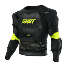 Моточерепаха SHOT OPTIMAL 2.0 BLACK NEON YELLOW