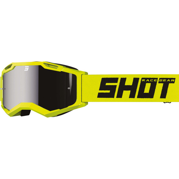 Очки SHOT ASSAULT 2.0 SOLID IRIDIUM NEON YELLOW GLOSSY