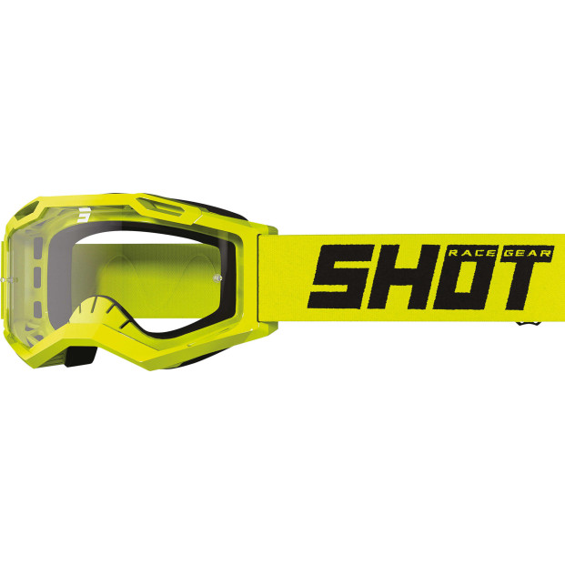 Очки SHOT ROCKET KID 2.0 SOLID NEON YELLOW GLOSSY