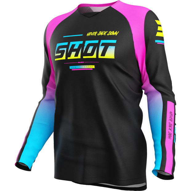 Свитшот (джерси) SHOT DRAW KID BLOCK NEON YELLOW