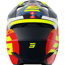 Шлем SHOT FURIOUS KID FLASH BLUE NEON YELLOW GLOSSY