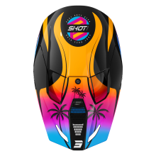 Шлем SHOT FURIOUS KID MIAMI ORANGE GLOSSY
