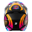 Шлем SHOT FURIOUS KID MIAMI ORANGE GLOSSY