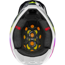 Шлем SHOT LITE RACING BLUE NEON YELLOW PEARLY