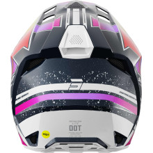 Шлем SHOT LITE RACING BLUE NEON YELLOW PEARLY