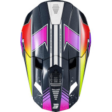 Шлем SHOT LITE RACING BLUE NEON YELLOW PEARLY