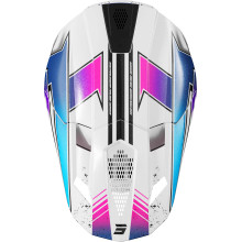 Шлем SHOT LITE RACING WHITE PINK PEARLY