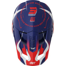 Шлем SHOT SPEED BEAST BLUE RED PEARLY