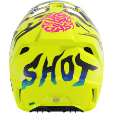 Шлем SHOT SPEED KID GHOST NEON YELLOW GLOSSY