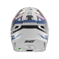 Шлем SHOT SPEED WAVE BLACK WHITE PEARLY