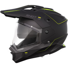 Шлем SHOT TREK MAX VISION RALLY BLACK NEON YELLOW MATT