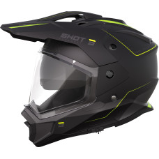 Шлем SHOT TREK MAX VISION RALLY BLACK NEON YELLOW MATT