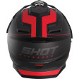 Шлем SHOT TREK MAX VISION RALLY BLACK RED MATT