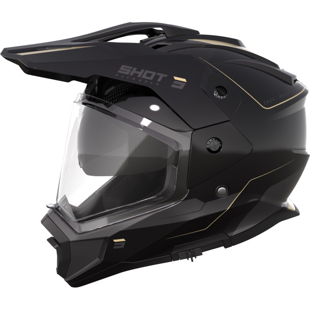 Шлем SHOT TREK MAX VISION RALLY BLACK SAND GLOSSY