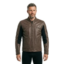 КУРТКА SD-JL4 LEGEND CLASSIC LEATHER SUMMER MEN BROWN