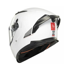 ШЛЕМ MT FF128SV BRAKER SV SOLID A0 GLOSS PEARL WHITE
