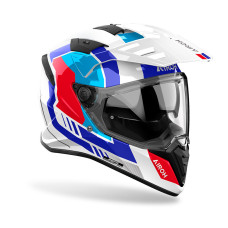 Шлем AIROH BANDIT HORN WHITE GLOSS