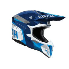 Шлем AIROH WRAAAP CONQUER BLUE GLOSS