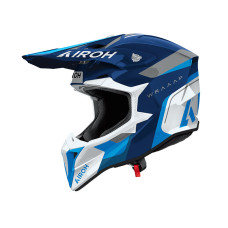 Шлем AIROH WRAAAP CONQUER BLUE GLOSS