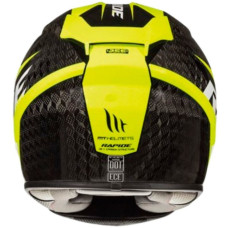 ШЛЕМ ДЕТСКИЙ MT FF104PRO RAPIDE PRO CARBON C3 GLOSS FLUOR YELLOW KID