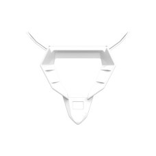 Пластиковая часть шлема Airoh CHIN VENT BASE TWIST 3 WHITE GLOSS