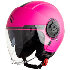 Шлем MT VIALE SV S OF502SV B SOLID A8 FLUOR PINK GLOSS