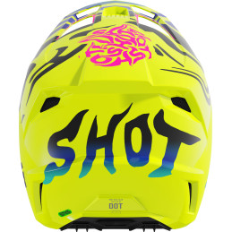 Шлем SHOT SPEED KID GHOST NEON YELLOW GLOSSY