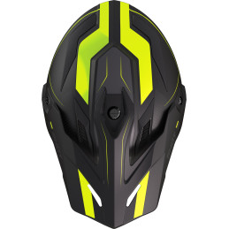 Шлем SHOT TREK MAX VISION RALLY BLACK NEON YELLOW MATT