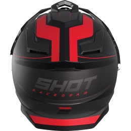 Шлем SHOT TREK MAX VISION RALLY BLACK RED MATT