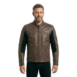 КУРТКА SD-JL4 LEGEND CLASSIC LEATHER SUMMER MEN BROWN